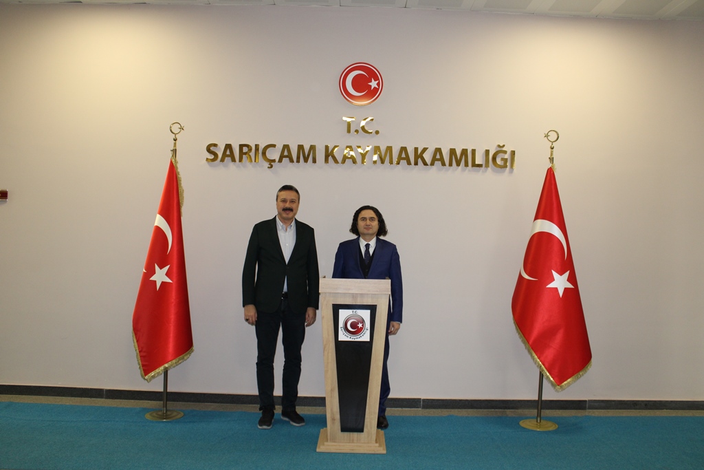 Adana Bölge Adliye Mahkemesi Cumhuriyet Başsavcısı Bestami TEZCAN, Kaymakam Müfit GÜLTEKİN’E Nezaket Ziyaretinde Bulundu.